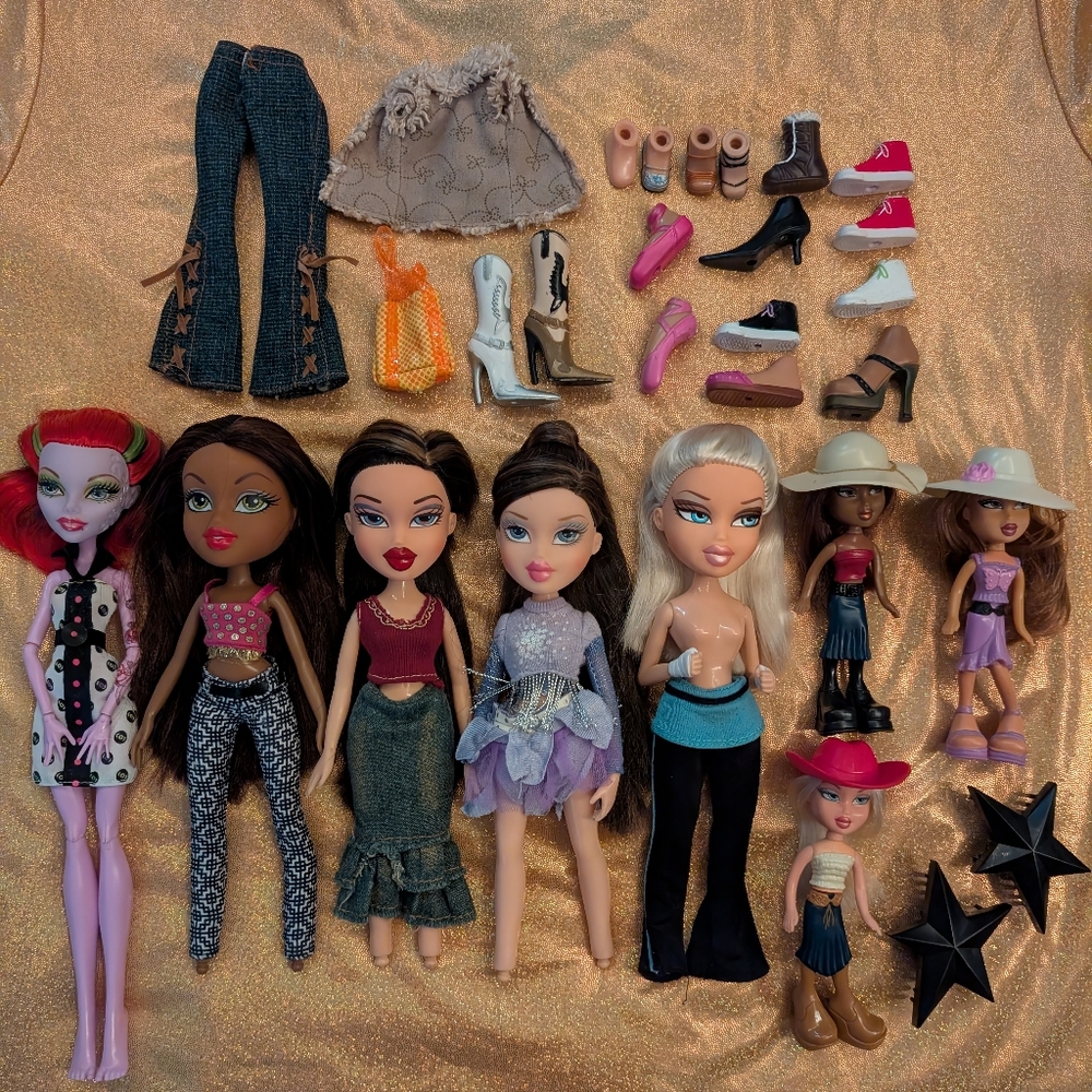 MH / Bratz Dolls and Accessories Bundle